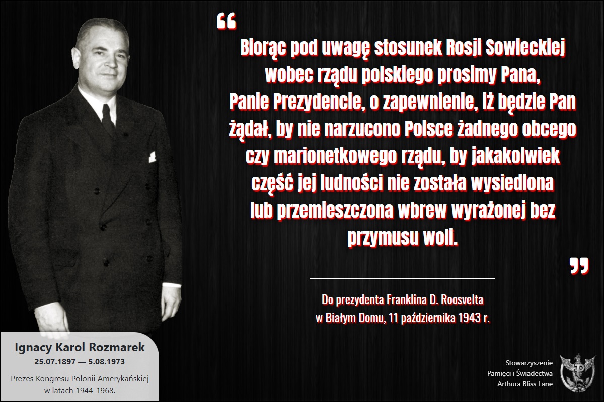 "Widziałem Polskę zdradzoną" Arthur B. Lane — Stowarzyszenie Pamięci i