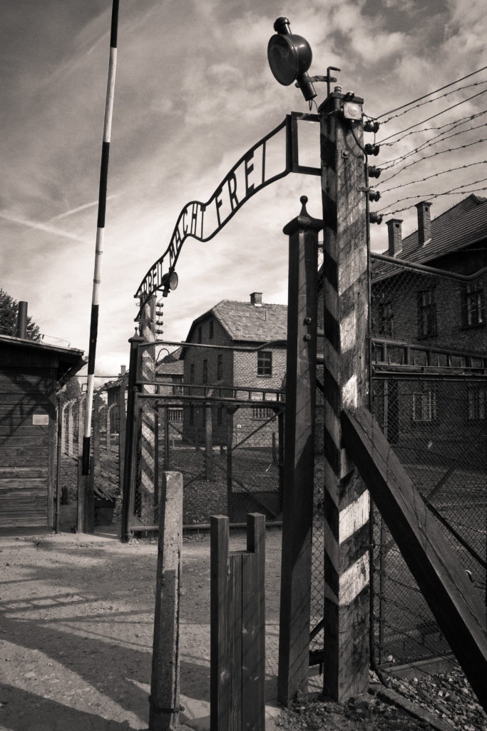 Auschwitz - brama główna