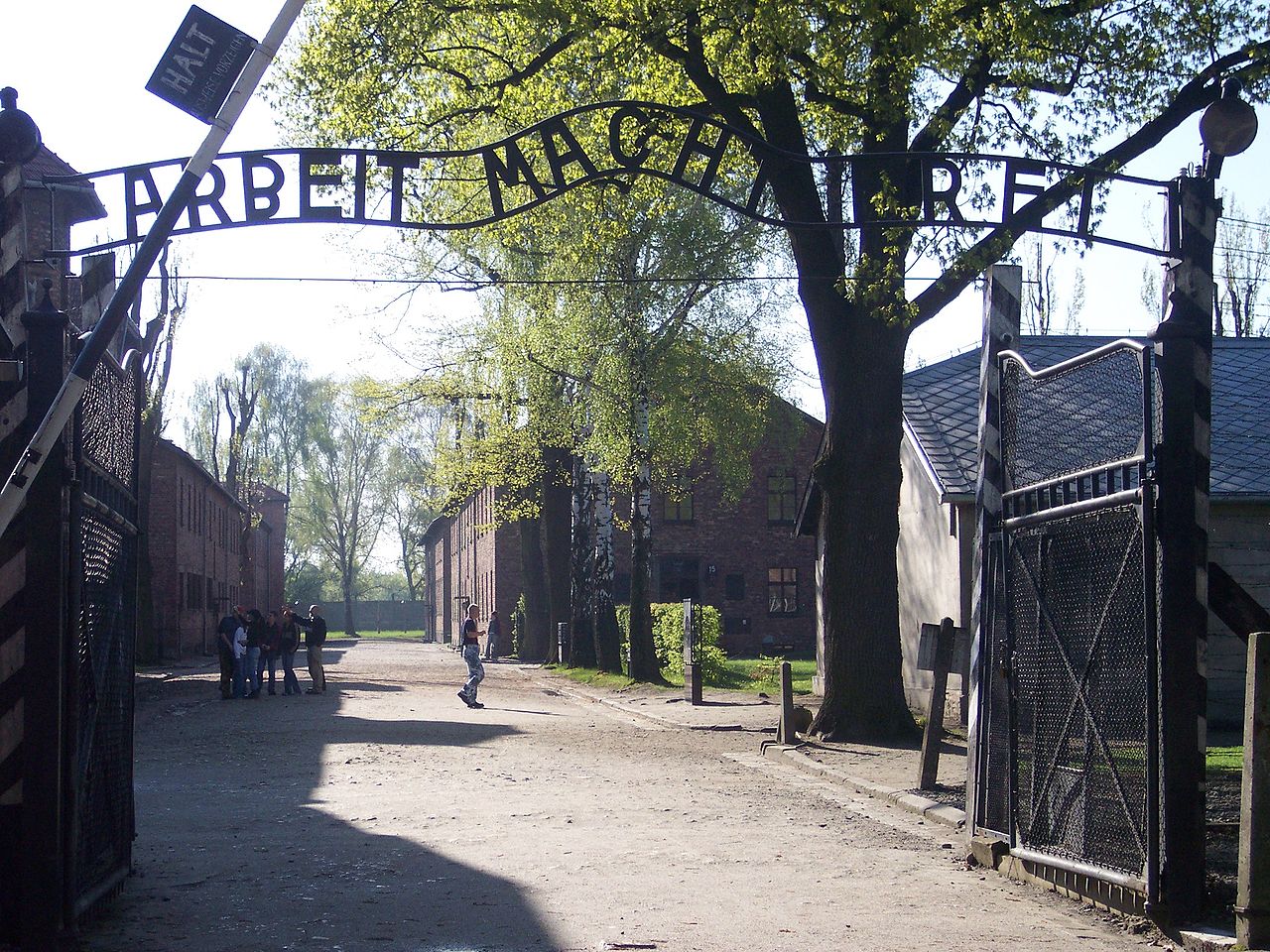 Brama do obozu Auschwitz