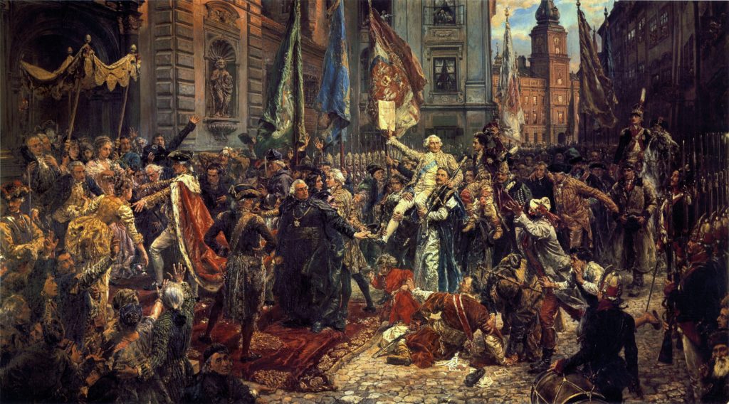 Uchwalenie Konstytucji 3 maja” – obraz Jana Matejki, 1891