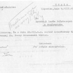 Pismo z Nadleśnictwa Serwy 8 VIII 1945 r./źródło IP