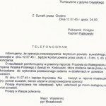 Skan tłumaczenia telefonogramu z 12 VII 1945/źródło IPN